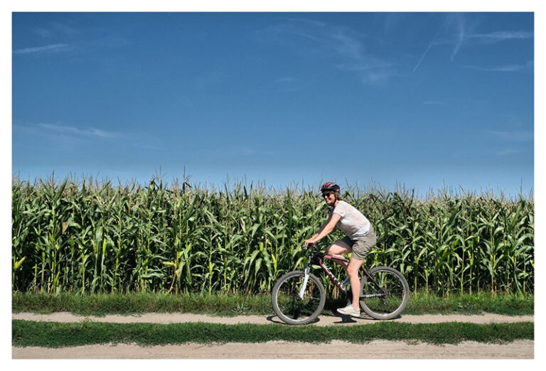 Kunstschouw - fietsen